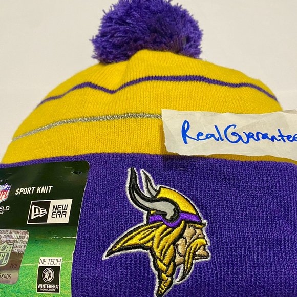 RARE 100% New Era 2014 ALT Minnesota Vikings Sport Knit Hat NFL Winter Beanie